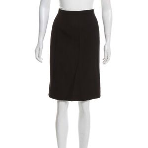 Giorgio Armani striped knee length pencil skirt S